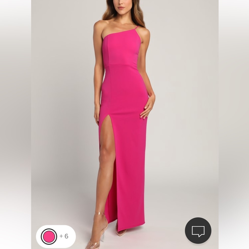 Lulus magenta one should maxi dress